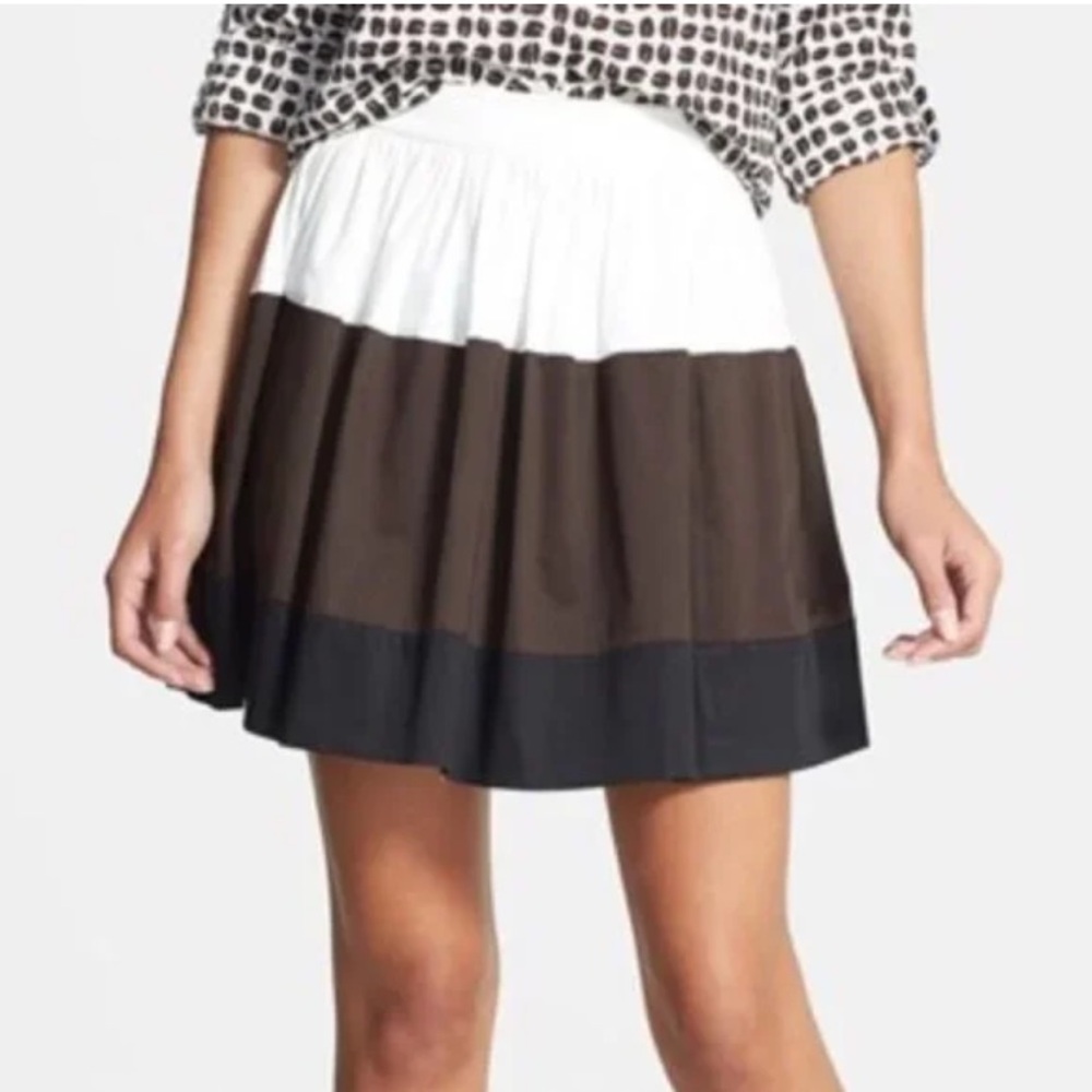 Kate Spade Color block Coreen pleated skirt 4
